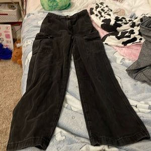 SHEIN wide black jeans